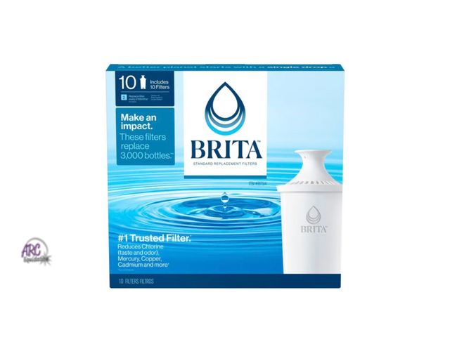 Lot 56-661040 - New - Brita Replacement Water Filters, 9-pack