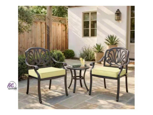 Lot 56-456761 - New in Box - 19 in. x 19 in. x 4 in. (2-Pack) Square Outdoor Patio Seating Repacement Lounge Chair D...