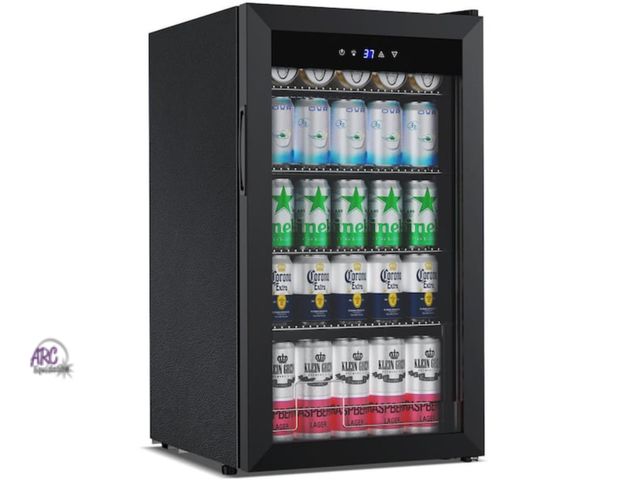 Lot 56-633264 - New Opened Box Tested &amp; Works Retail $774.99 - 17.5 in. 130 Plus Cans Beverage Cooler Single Zon...