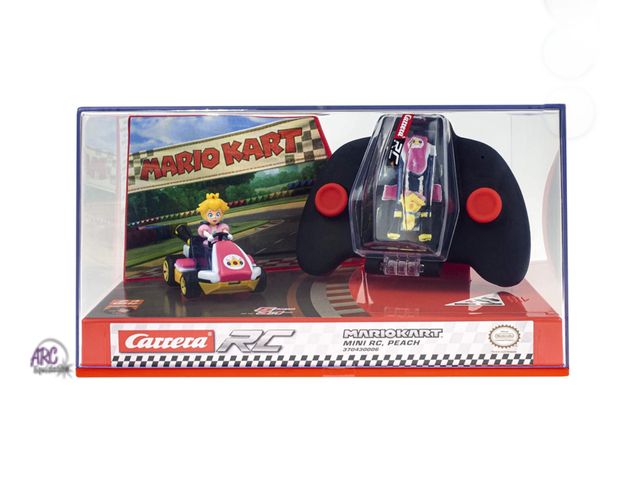Lot 56-314630 - New, Carrera RC Nintendo Mario Kart Mini Radio Remote Control Toy Car - Peach