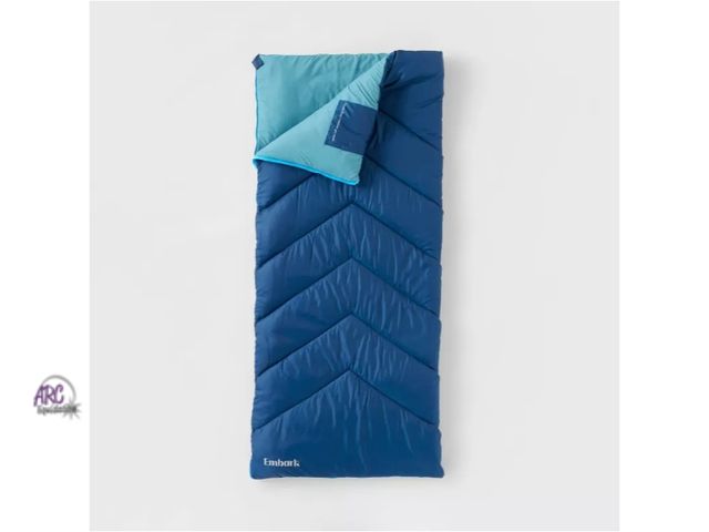 Lot 56-727917 - New Adult Sleeping Bag 40 Degree - Embark. 75" length