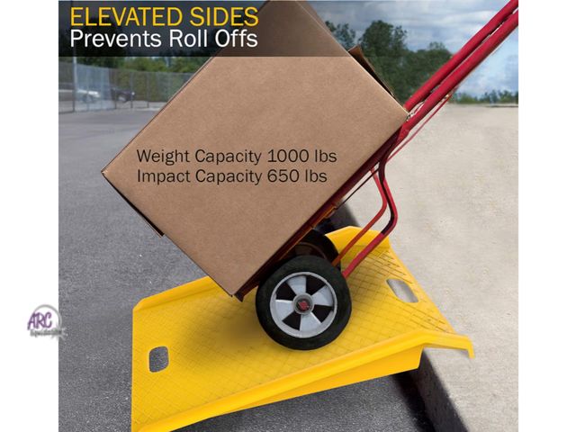 Lot 56-370335 - New, Stalwart Portable High-Density Curb Ramp with 1000 lbs. Weight Capacity