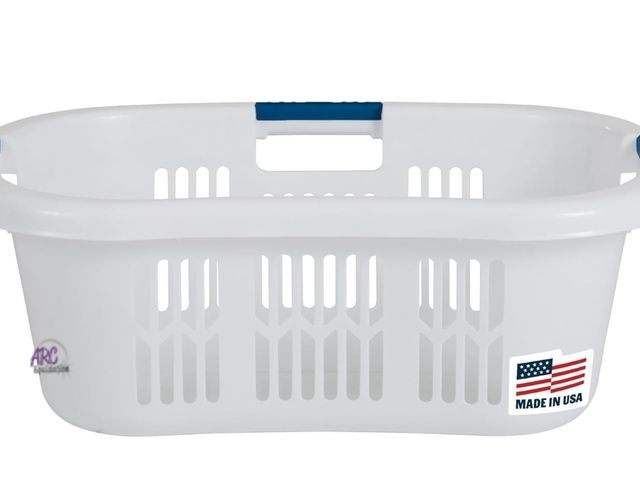 Lot 56-874618 - New - Rubbermaid Hup-Hugger Laundry Basket