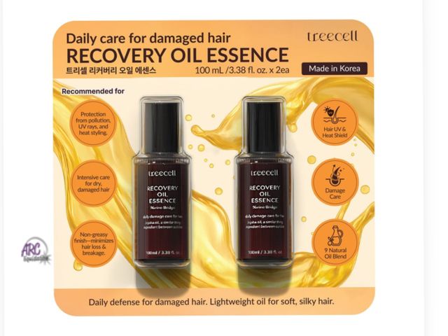 Lot 56-370256 - New  Box tore, Treecell Recovery Oil
Essence 100ml X 2EA Set