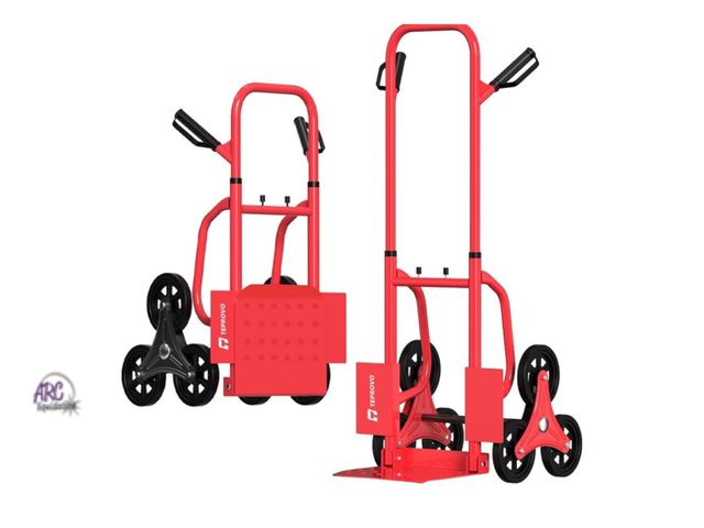 Lot 56-274151 - New Stair Climbing Hand Truck 440lb，Heavy Duty Dolly Cart for Stairs，Thickened Upgraded Steel Tube F...