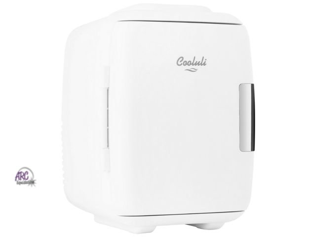 Lot 56-545017 - NEW-TESTED-NO BOX-COOLULI Classic 4L Mini Fridge-WHITE