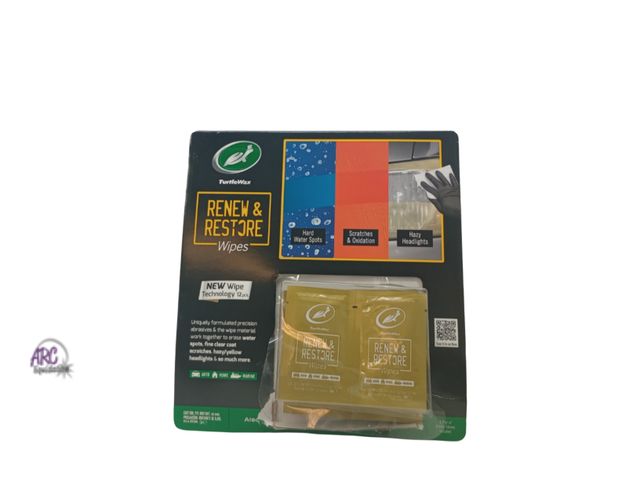 Lot 56-399314 - New, 8 Pack,Turtle Wax,Renew &amp; Restore Wipes
