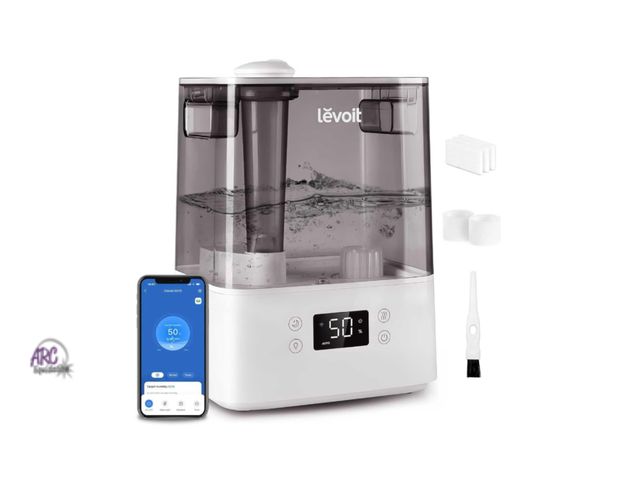 Lot 56-545618 - New LEVOIT Smart Humidifiers for Bedroom Large Room Home,(6L) Cool Mist Top Fill Essential Oil Diffu...