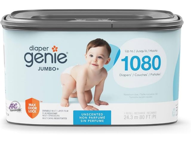 Lot 56-506524 - NEW-Diaper genie jumbo refill-up to 1080 diapers