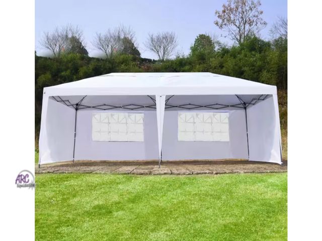 Lot 56-609660 - New Possible Use - 10 ft. x 20 ft. Outdoor Gazebo Canopy Party Large Wedding Tent with 4 Removable S...
