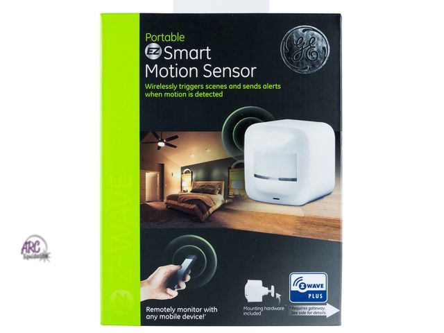 Lot 56-598847 - NEW-GE Portable ez smart motion sensor-works with z wave compatible apps-mounting hardware included