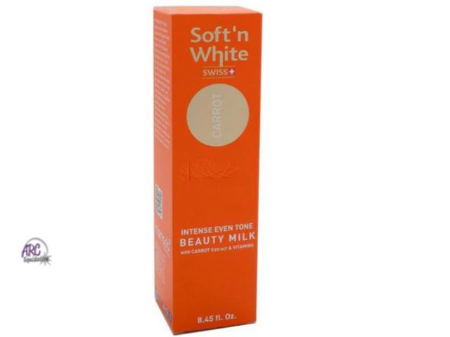 Lot 56-328460 - New lot of 6 soft-n-white-swiss-carrot-beauty-milk