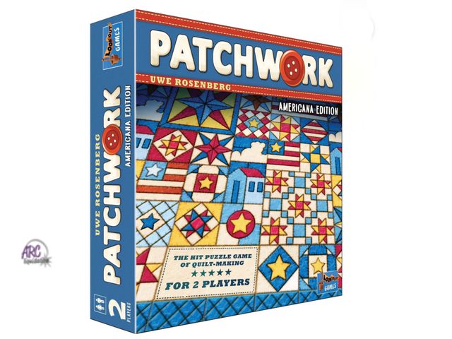Lot 56-391830 - New, Patchwork Americana Family Board Game for Ages 8+, from Asmodee