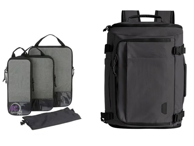 Lot 56-330260 - New Bagsmart 38L Blast Backpack with 4-piece Compression Packing Cubes