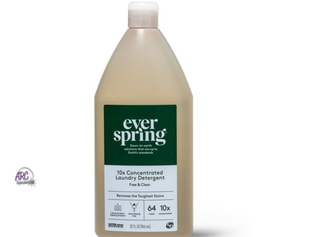 Lot 56-355724 - New, Ultra-Concentrated Laundry Detergent - Lavender &amp; Bergamot - 32 fl oz - Everspring