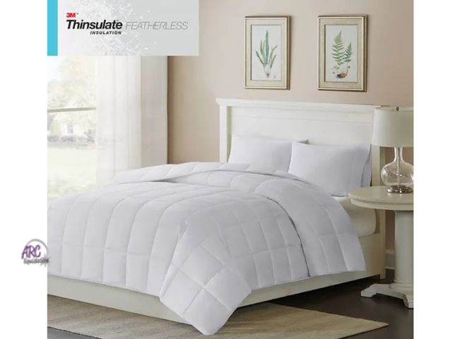 Lot 56-543617 - NEW-Sleep philosophy down alternative comforter-king size-white