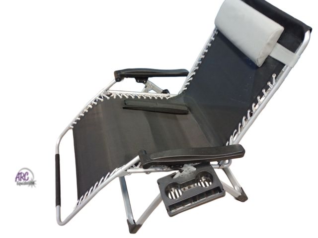 Lot 56-757998 - New extra large zero gravity chair with cup holder.