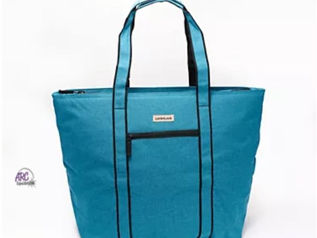 Lot 56-854412 - New - LocknLock XL Insulated Cooler Bag w/ Handles &amp; Pocket - Teal - 25-1/4" x 18