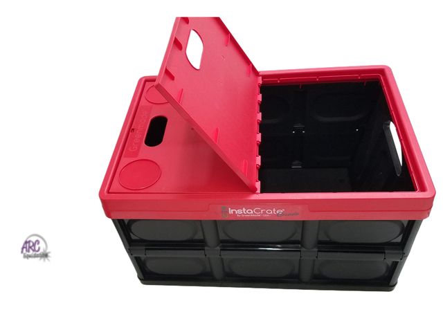 Lot 56-304160 - New - Greenmade InstaCrate Grande Collapsible 16 Gallon Collapsible Storage Crate with Lid