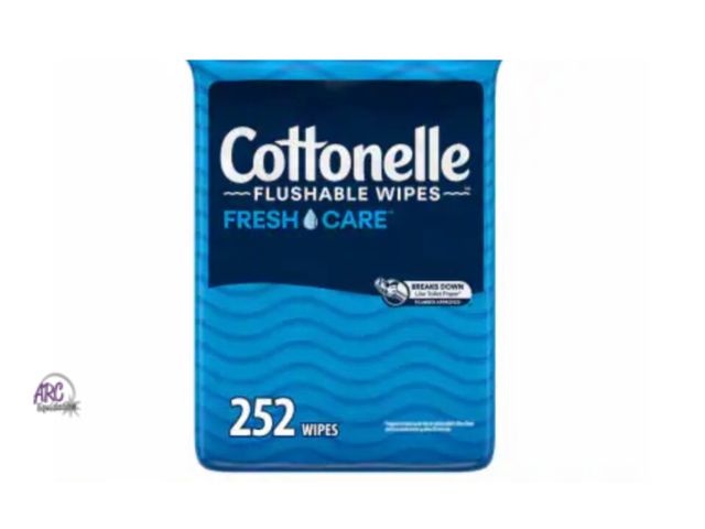 Lot 56-180417 - New Cottonelle Fresh Care Flushable Wet Wipes, (Pack of 252)