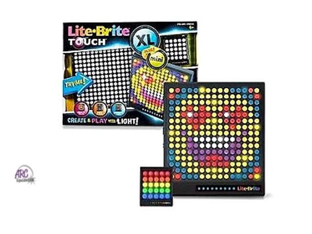 Lot 56-747730 - New open box. Lite-Brite Touch XL &amp; Mini Touch Combo Pack