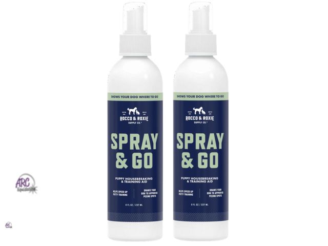 Lot 56-383659 - New lot of 2 Rocco &amp; Roxie Spray &amp; Go Potty Training Attractant Spray for Dogs and Puppies, ...