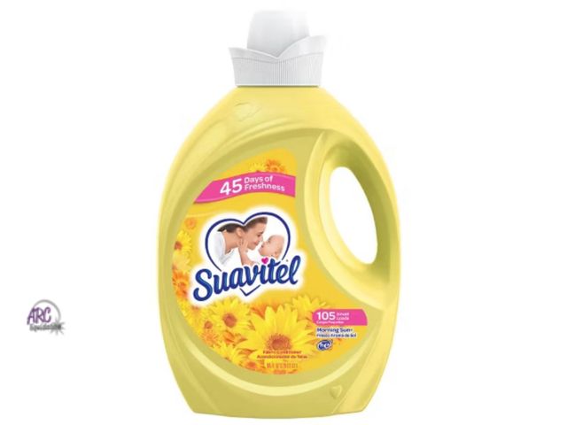 Lot 56-333718 - New Suavitel Liquid Fabric Softener and Conditioner, 105oz