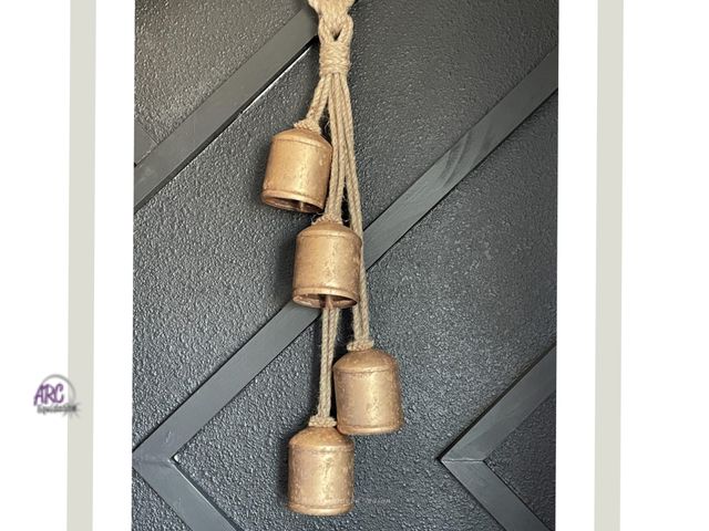 Lot 56-319030 - New, Holiday Time, 4 Hanging Bells