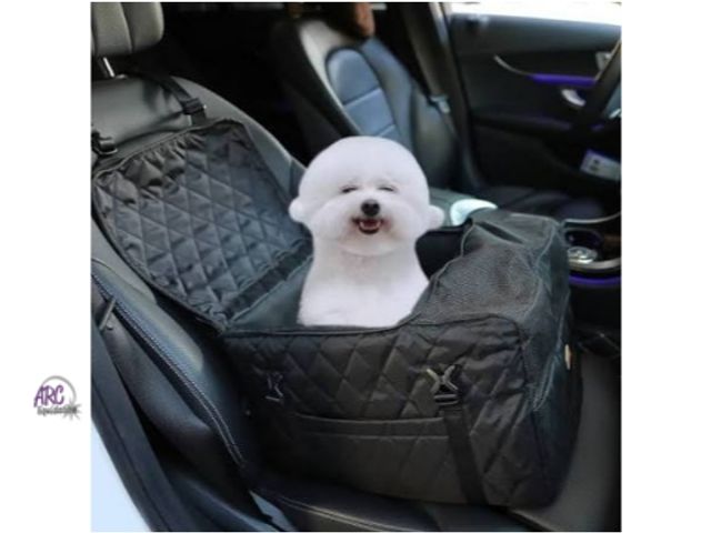 Lot 56-795725 - Used Mellart Dog Car Seat and Bed Combo - Versatile Pet Car Seat, Dog Seat, and Cozy Dog Bed for Car...