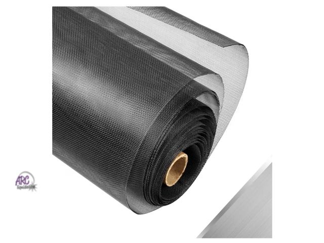 Lot 56-153250 - New 304 Stainless Steel Mesh Window Screen Roll,35IN x 10FT Black Metal Window Screen Replacement,Wi...