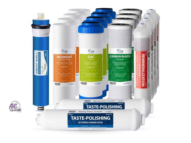 Lot 56-106521 - New NEW IN BOX/COMPLETE iSpring F19K75 NSF Certified 2-Year Replacement Filter Set for 6-Stage Rever...