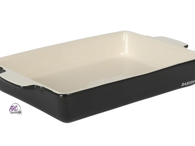 Lot 56-875318 - New - Babish Large Rectangular Stoneware Baker