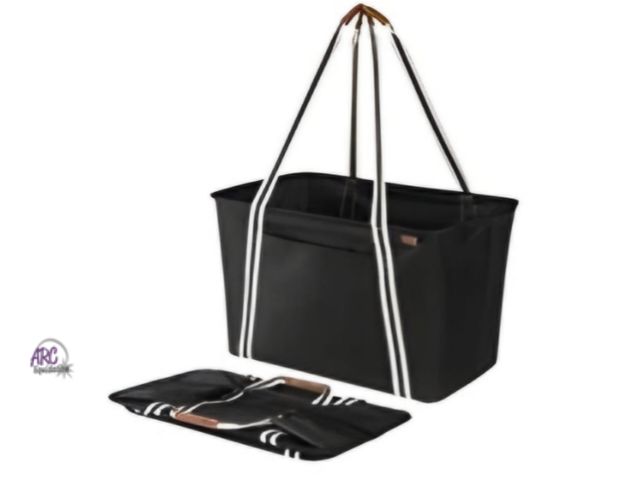 Lot 56-303614 - New,CleverMade Collapsible CarryAll Tote