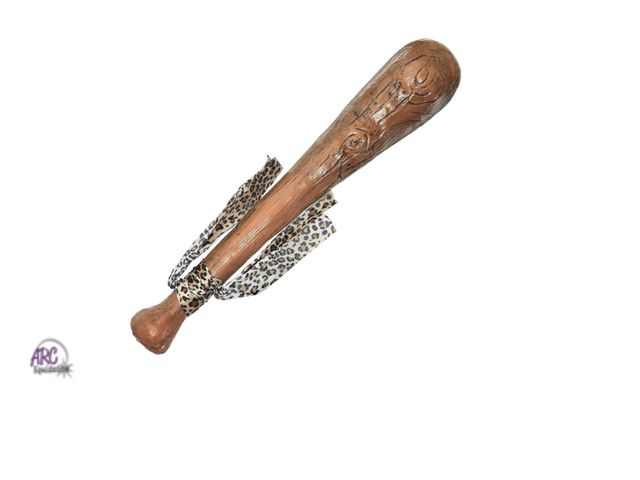 Lot 56-341319 - New Caveman Club Plastic Prop - Brown - 20" Inches - 1 Pc