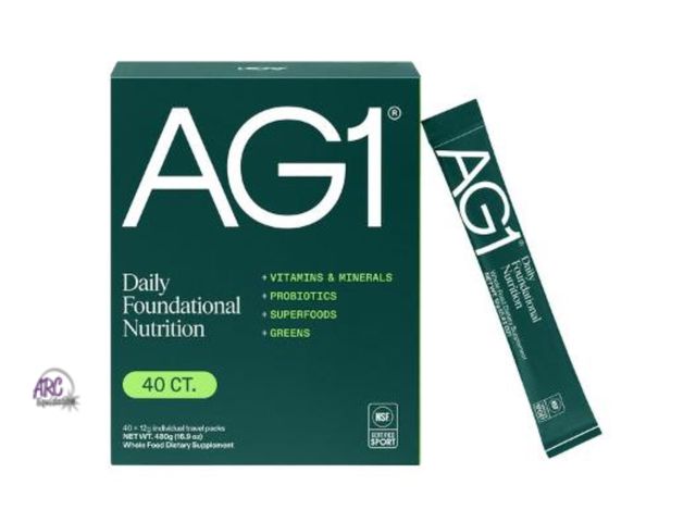 Lot 56-110322 - New AG1 Daily Foundational Nutrition (40 Count) 40x12g individual Stick Packs