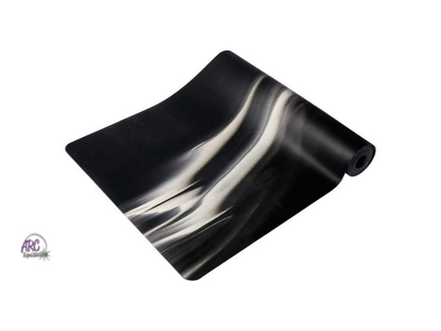 Lot 56-592233 - NEW-Crane yoga mat-black/white-72" x 24"