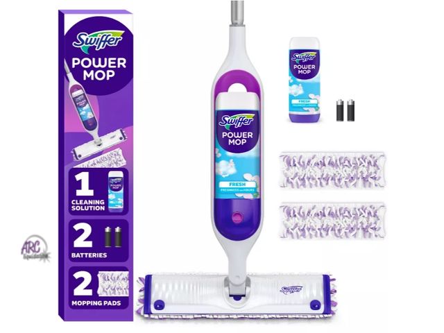 Lot 56-376612 - New,Box Damage,Swiffer PowerMop Mops &amp; Brooms