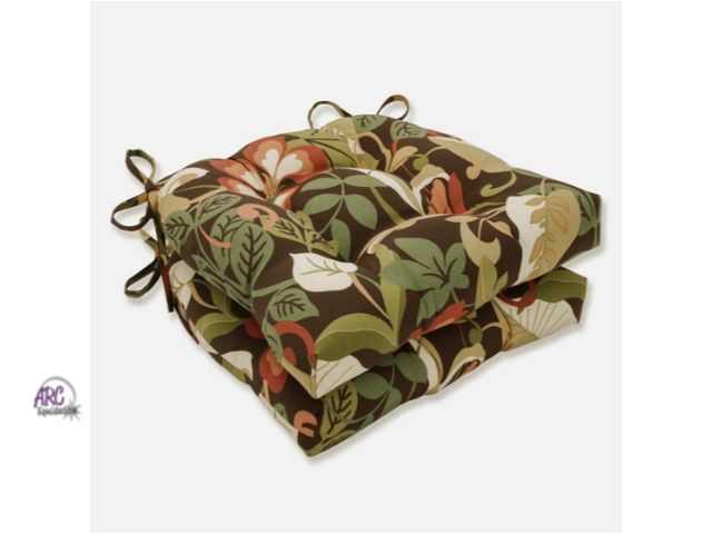 Lot 56-559718 - NEW-SET OF 4-Outdoor/Indoor Coventry Cafe Reversible Chair Pad