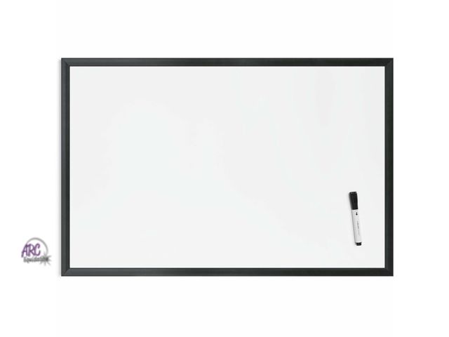 Lot 56-221218 - NEW U Brands Magnetic Dry-Erase Whiteboard, 23" x 35", Black Wood Frame