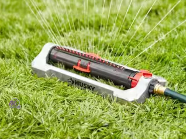 Lot 56-238664 - In Box - Husky 4 Way Adjustable 4500 sq. ft. Turbo Oscillating Sprinkler