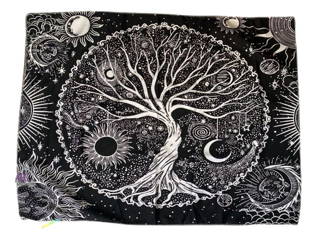 Lot 56-502524 - NEW-DESIGN MAY VARY-Tree of life tapestry-4'x3'