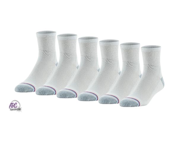 Lot 56-163051 - New MediPeds Men's Non-Binding Ankle Socks, 6-Pairs