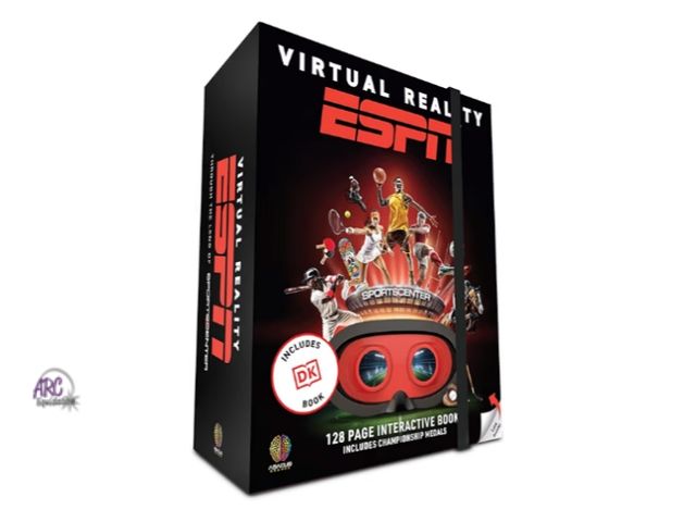 Lot 56-149350 - NEW-MISSING MEDAL-Abacus Brands Virtual Reality ESPN Gift Box - Illustrated Interactive VR Book and ...