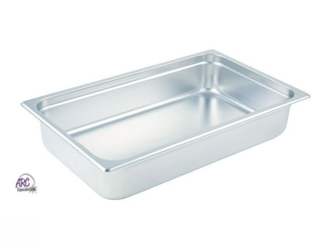 Lot 56-750398 - New Winco SPJL-104, 4-Inch Deep, Full-Size Anti-Jamming Steam Table Pan, 25 Gauge