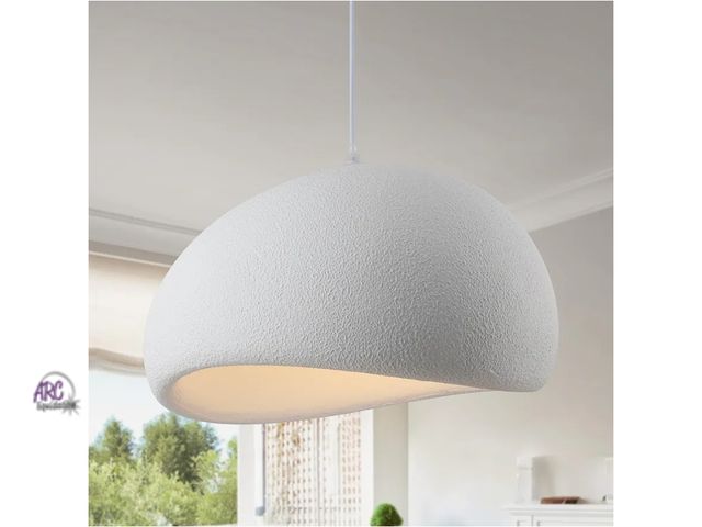 Lot 56-756950 - New in box. 19.7in Wabi Sabi Pendant Light, Kitchen Island Lighting Fixture Ceiling Mount Japanese L...