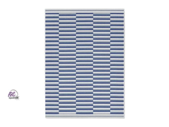 Lot 56-304314 - New,Linear Geo Outdoor Area Rug - Room Essentials™ 6ft 5 x 8ft 10