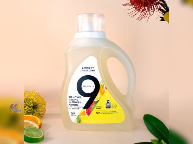 Lot 56-170014 - New 9 Elements Citrus Scent Laundry Detergent With Vinegar (92 fl oz.)