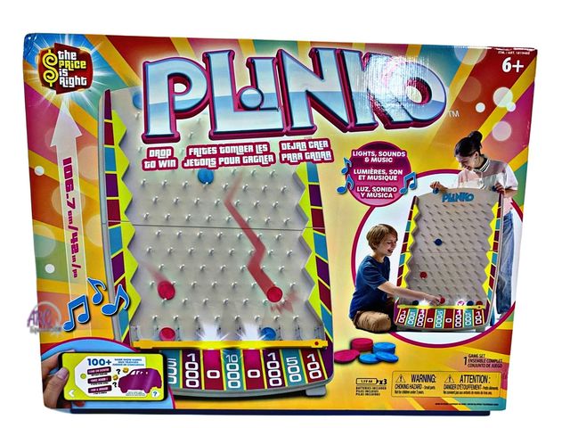 Lot 56-607730 - New - Price is Right Plinko Game. Product: 30" W x 15" D x 42" H; Weight: 14.13 lbs.