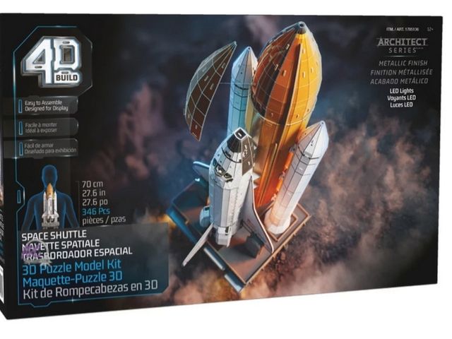 Lot 56-886640 - New - 4D Build 3D Puzzle Model Kit - 346pcs