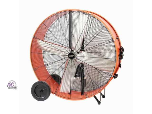 Lot 56-783564 - New. Tested. Retail $449. Has dents and damage wheel. Commercial electric 42 in. 2-Speed Heavy Duty ...